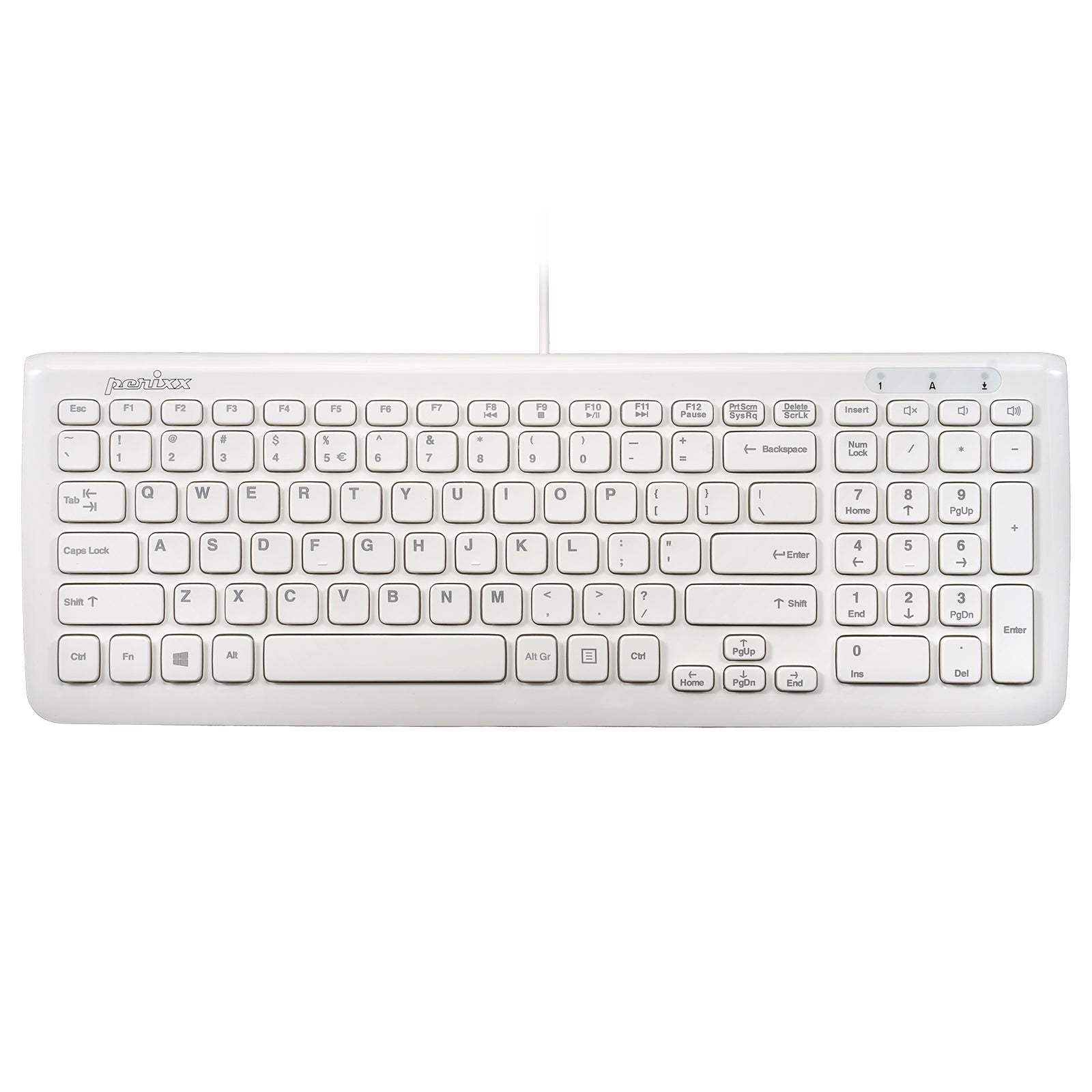 PERIBOARD-208 W - Wired Compact Keyboard - Perixx Europe