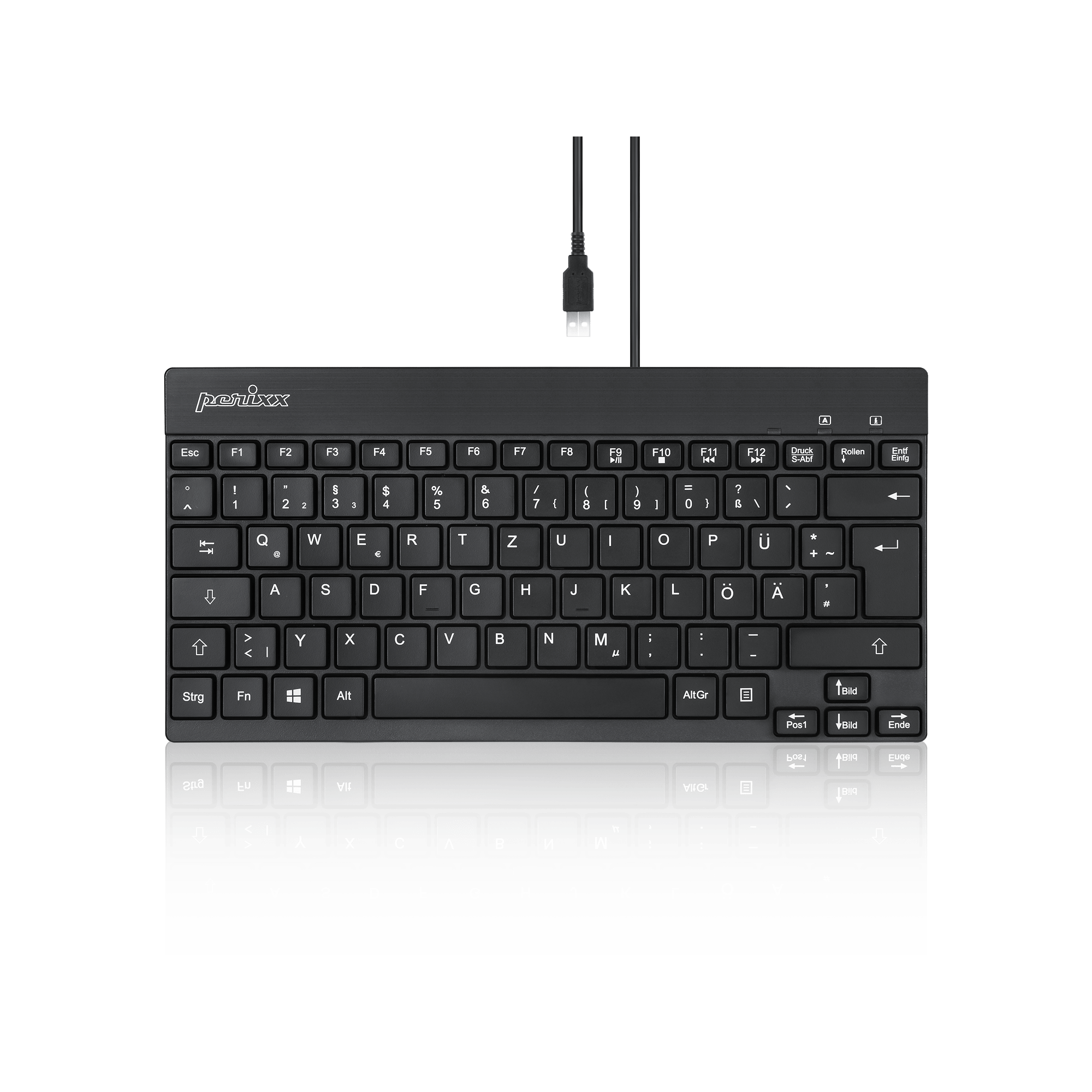 PERIBOARD-426 - Wired Mini Keyboard 70% Quiet Keys - Perixx Europe