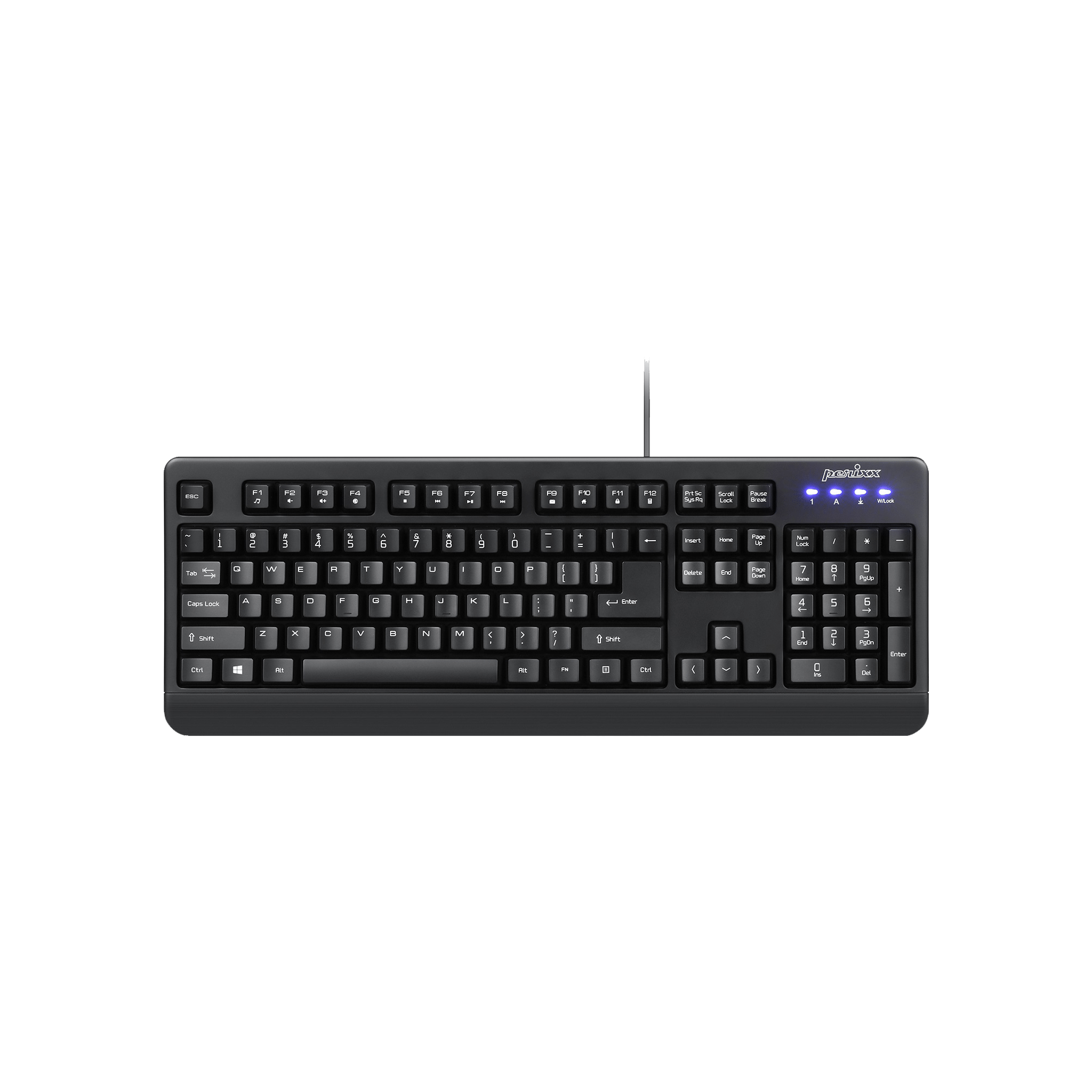PERIBOARD-517 B - Wired Waterproof and Dustproof Keyboard 100% - Perixx Europe