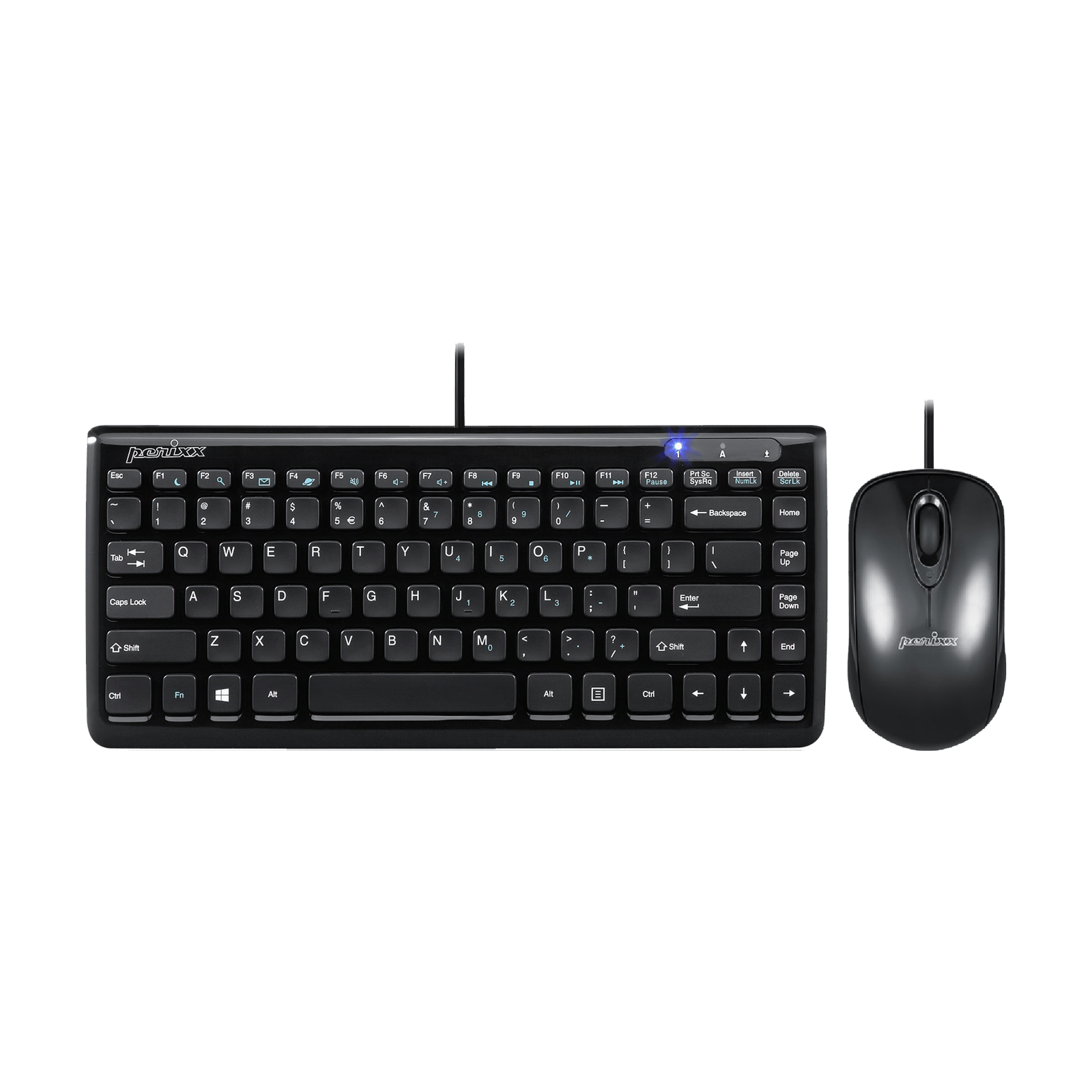 PERIDUO-307 - Wired Mini Combo (75% Keyboard and Mouse) - Perixx Europe