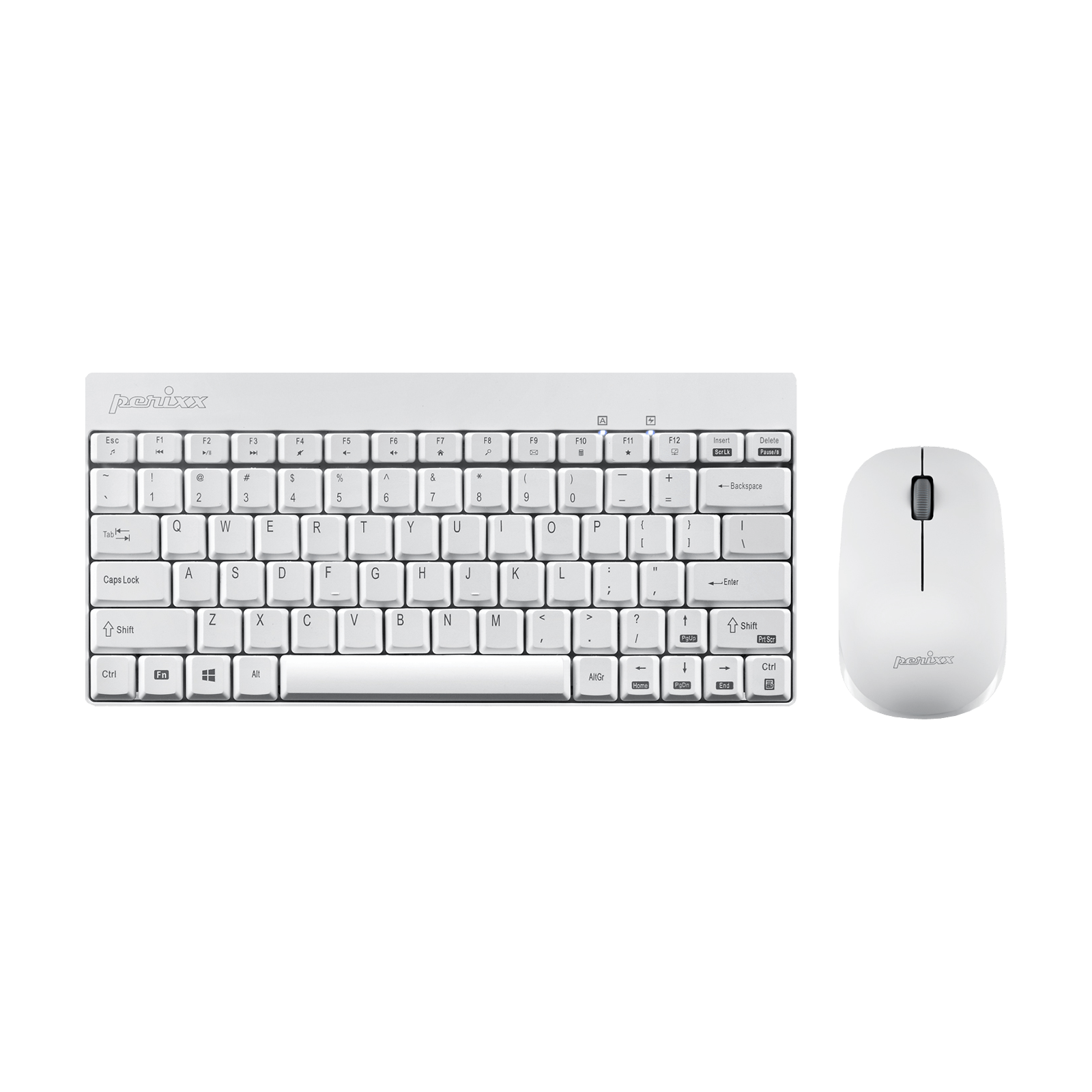 PERIDUO-712 W - Wireless White Mini Combo (75% Keyboard) - Perixx Europe