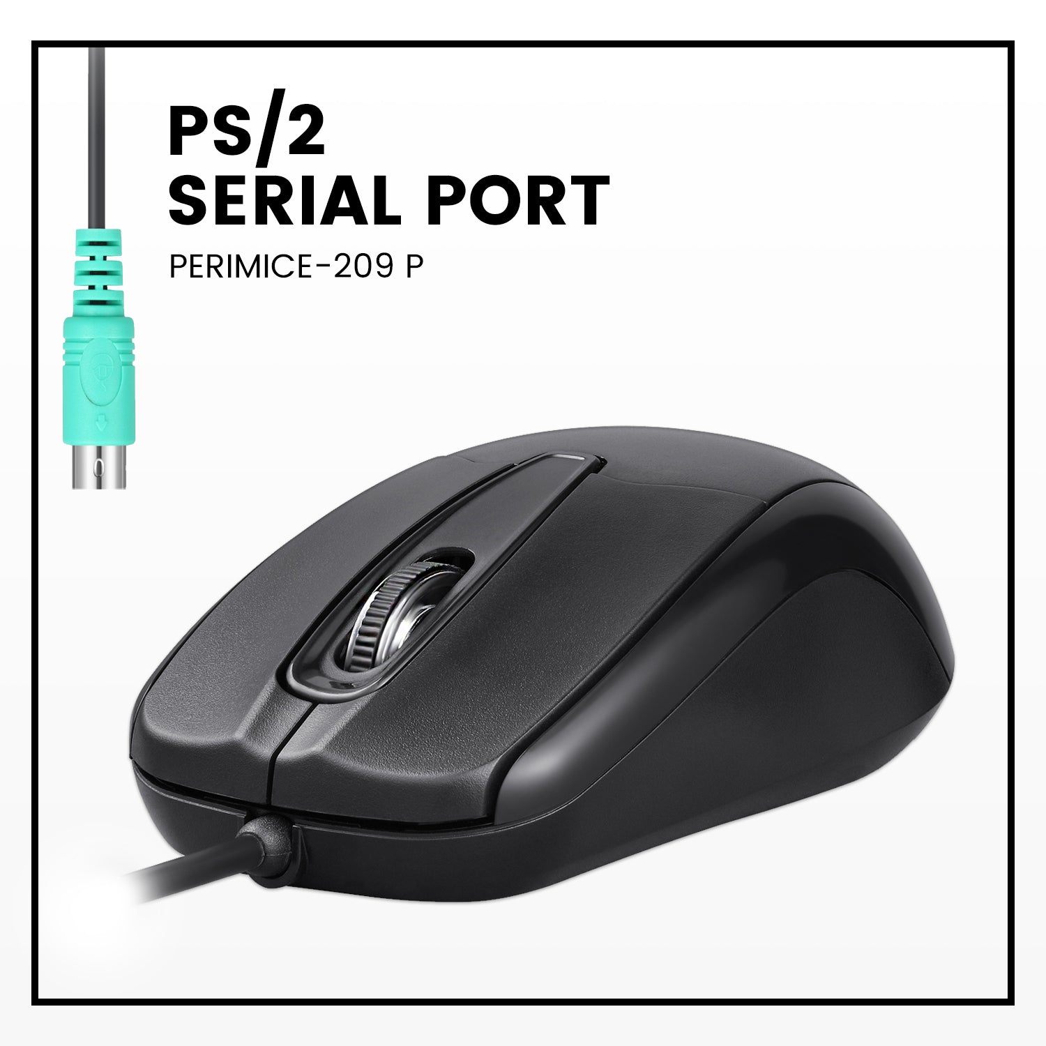 PERIMICE-209 P - Wired PS/2 Mouse - Perixx Europe
