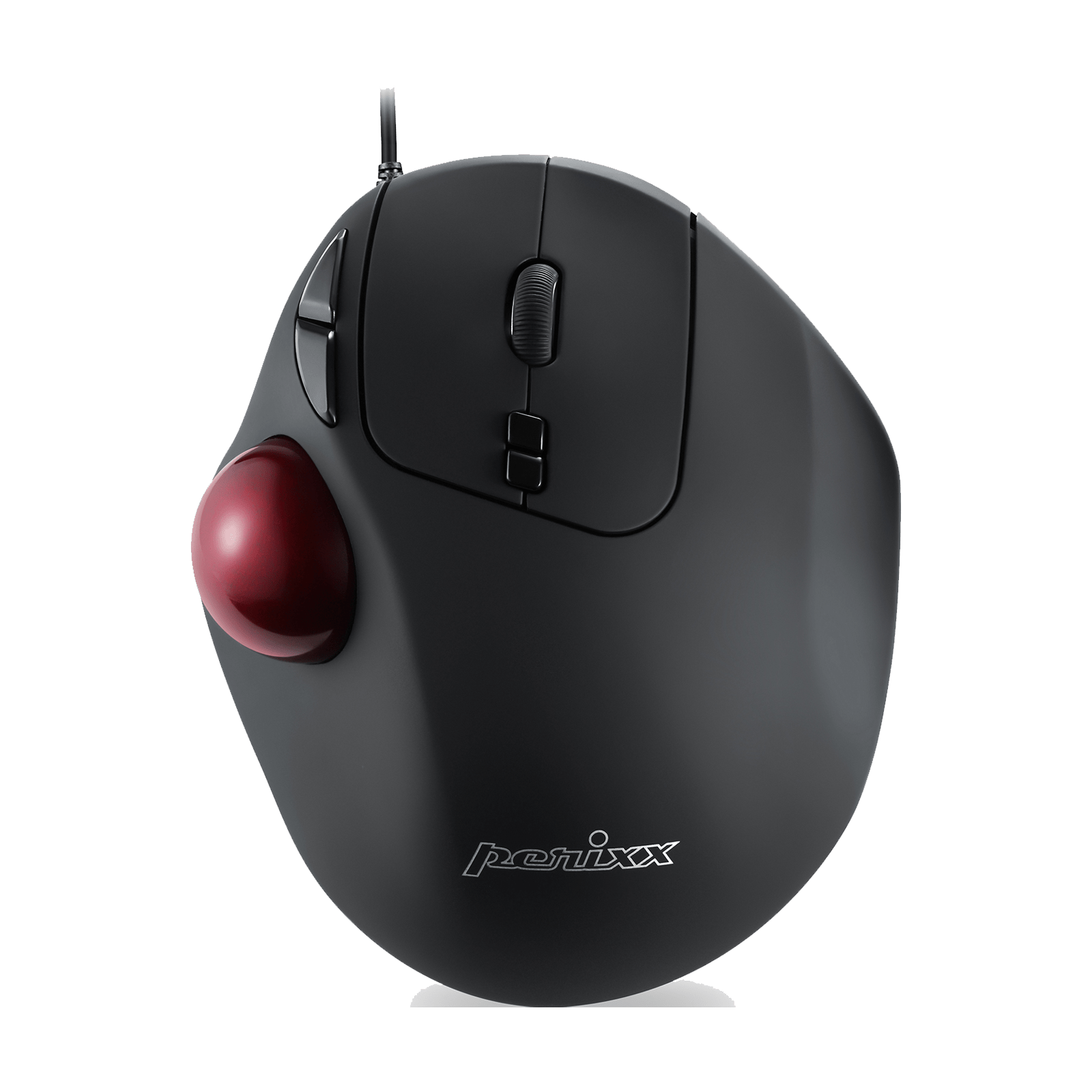 PERIMICE-517 - Wired Ergonomic Vertical Trackball Mouse Silent Click - Perixx Europe