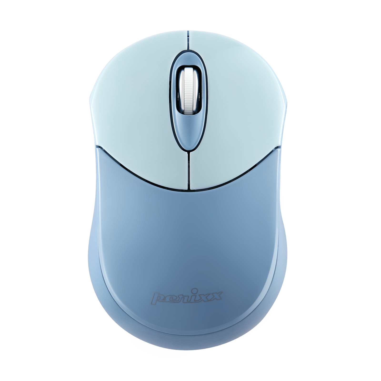 PERIMICE-802 BL - Bluetooth Blue Mini Mouse 1000 DPI - Blue - Perixx Europe
