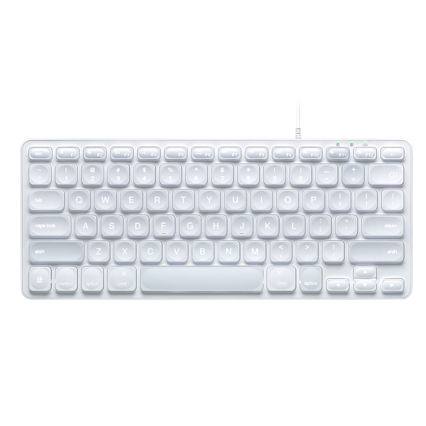 PERIBOARD-332M - Wired Mini Backlit Scissor Keyboard 70% for Mac