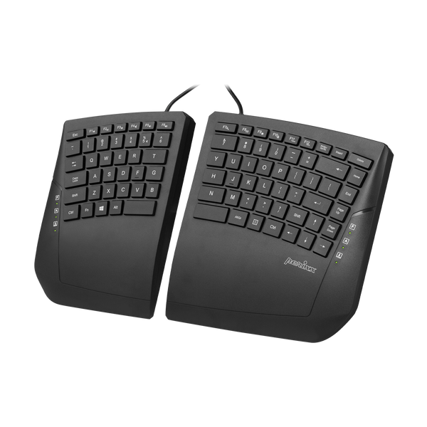 PERIBOARD-524 B - Wired Ergonomic Split Keyboard - Adjustable Tilt Angle