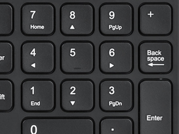 Integrated Number Pad