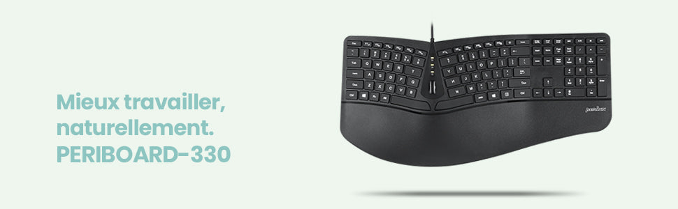 clavier ergonomique perixx us
