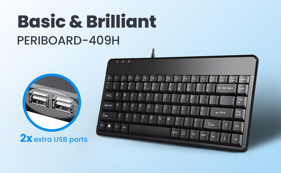 Wired USB Compact Keyboard