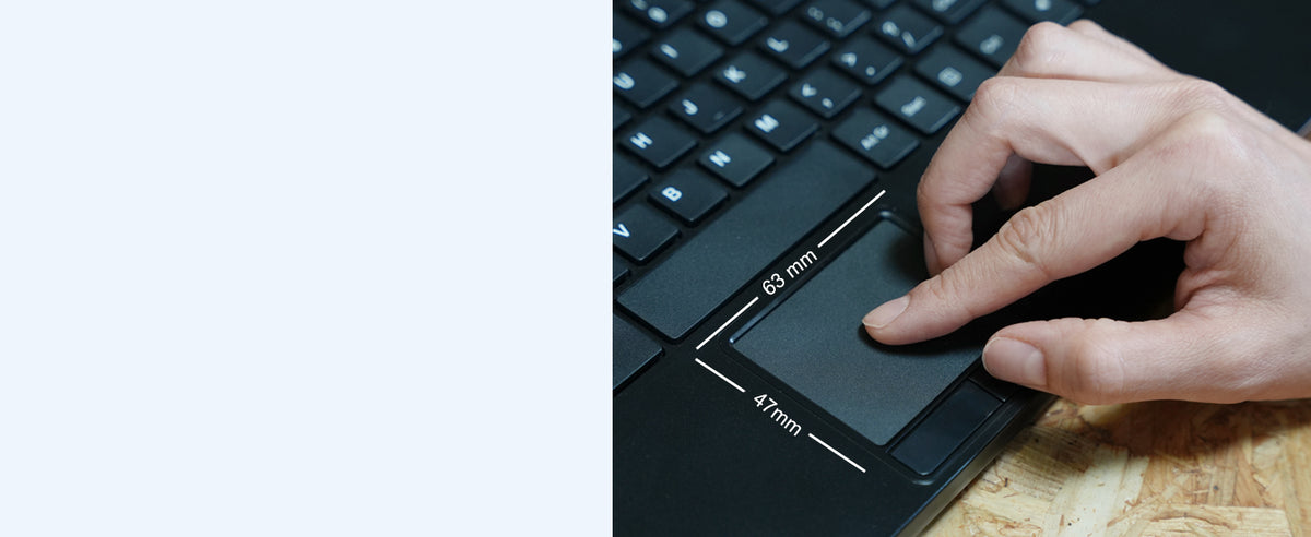 Pavé tactile intégré