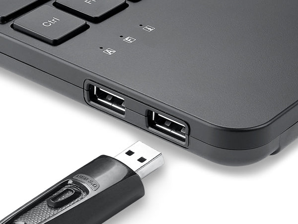 2 concentrateurs USB 2.0 intégrés