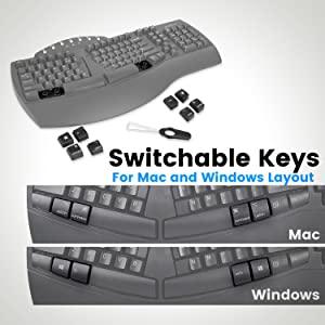 Switchable Keys for Mac and Windows