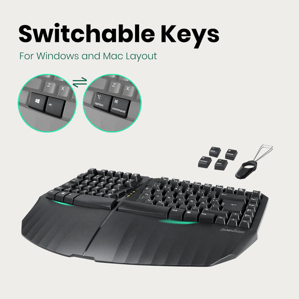 Switchable Keys for Mac and Windows Layout