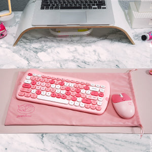 Perixx Pinky Cat PERIDUO-715 Super Cute, Portable, and Slim Combo