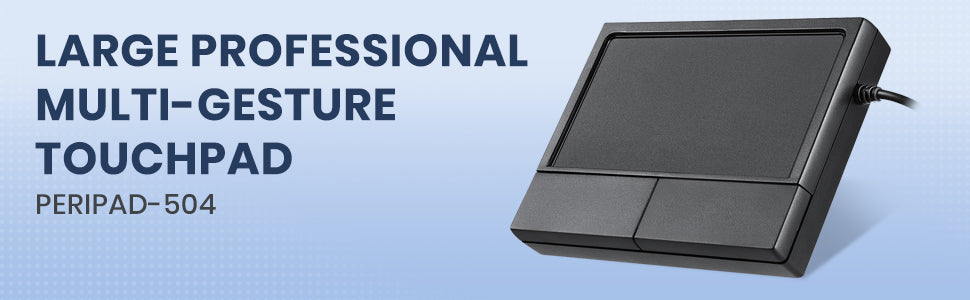 Peripad-504 Large professional multi-gesture touchpad