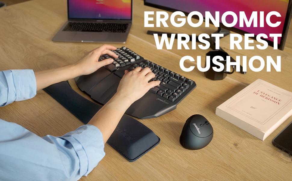 Ergonomic wrist rest cushion