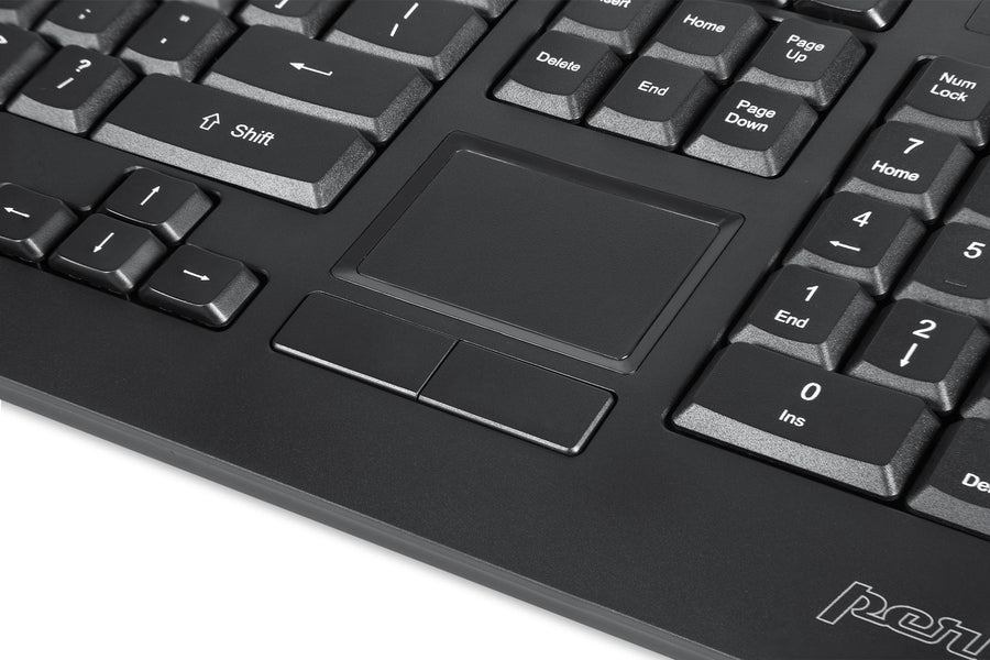 PERIBOARD-313 touchpad keyboard, close-up