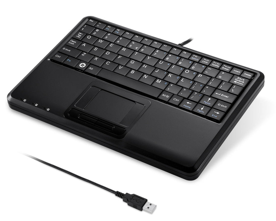 PERIBOARD-510 H PLUS compact touchpad keyboard
