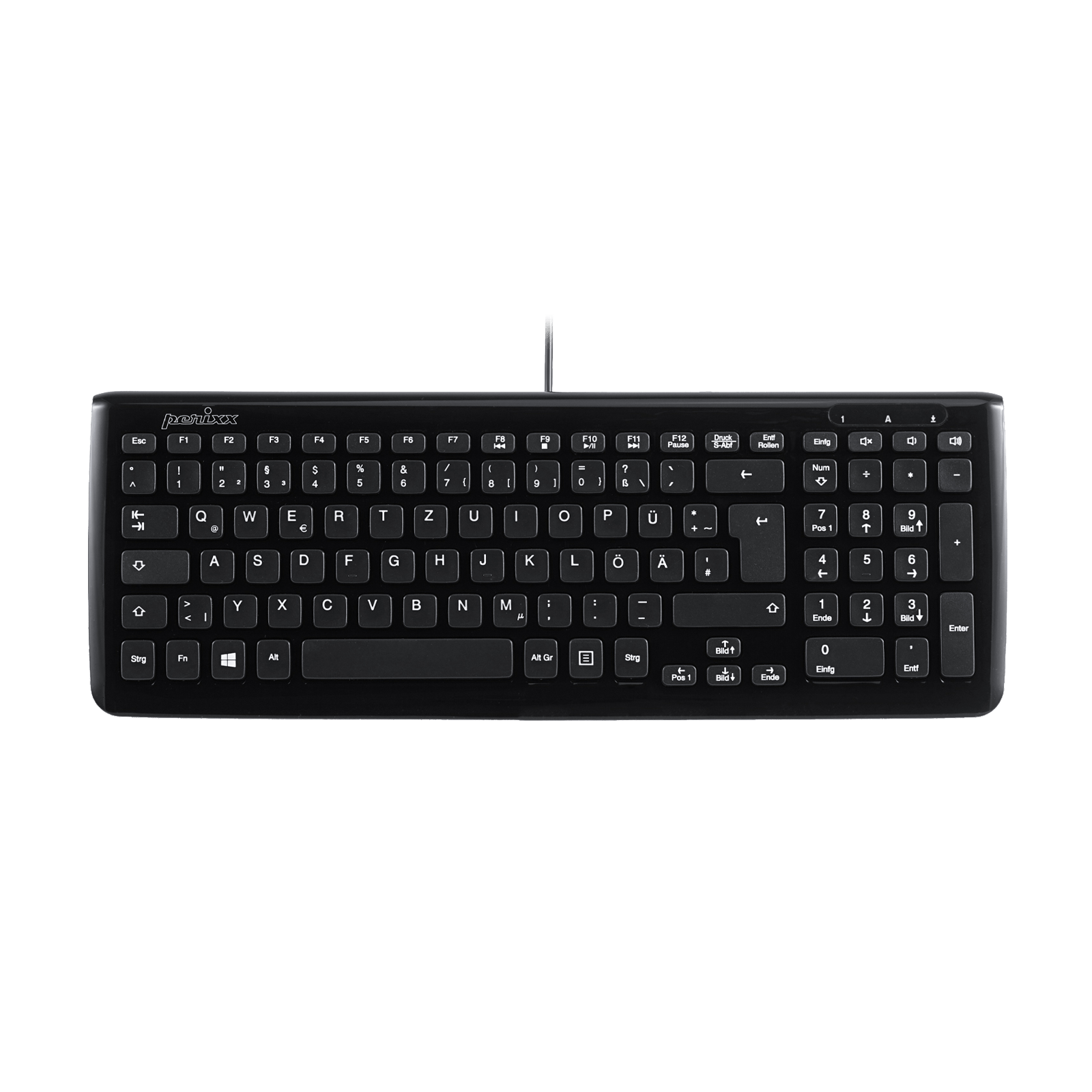 PERIBOARD-208 B - Wired Compact Keyboard - Perixx Europe