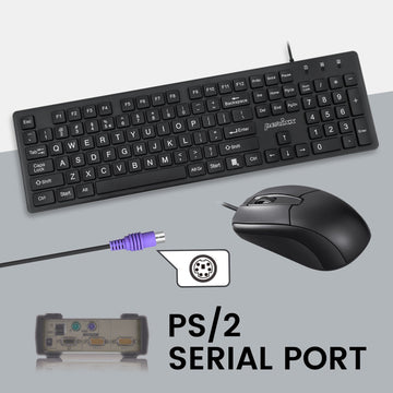 Clavier et souris vintage - prise PS2 / vintage keyboard and mouse