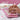 PERIDUO-802PK Bluetooth Mini Keyboard and Mouse Combo - Retro Round Key Caps - Pastel Pink - Perixx Europe