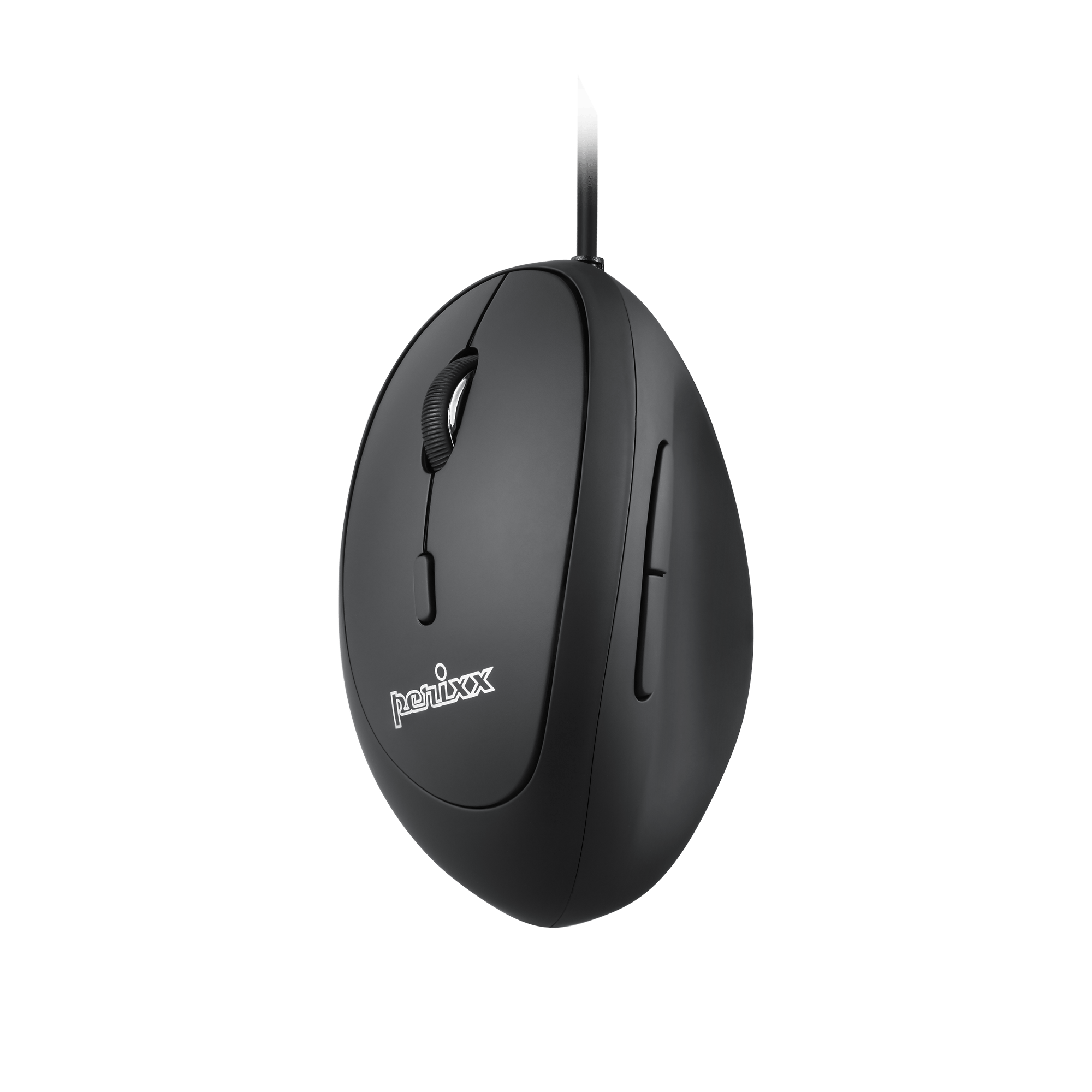 PERIMICE-519 L - Left-Handed Wired Ergonomic Vertical Mouse Silent Click - Perixx Europe