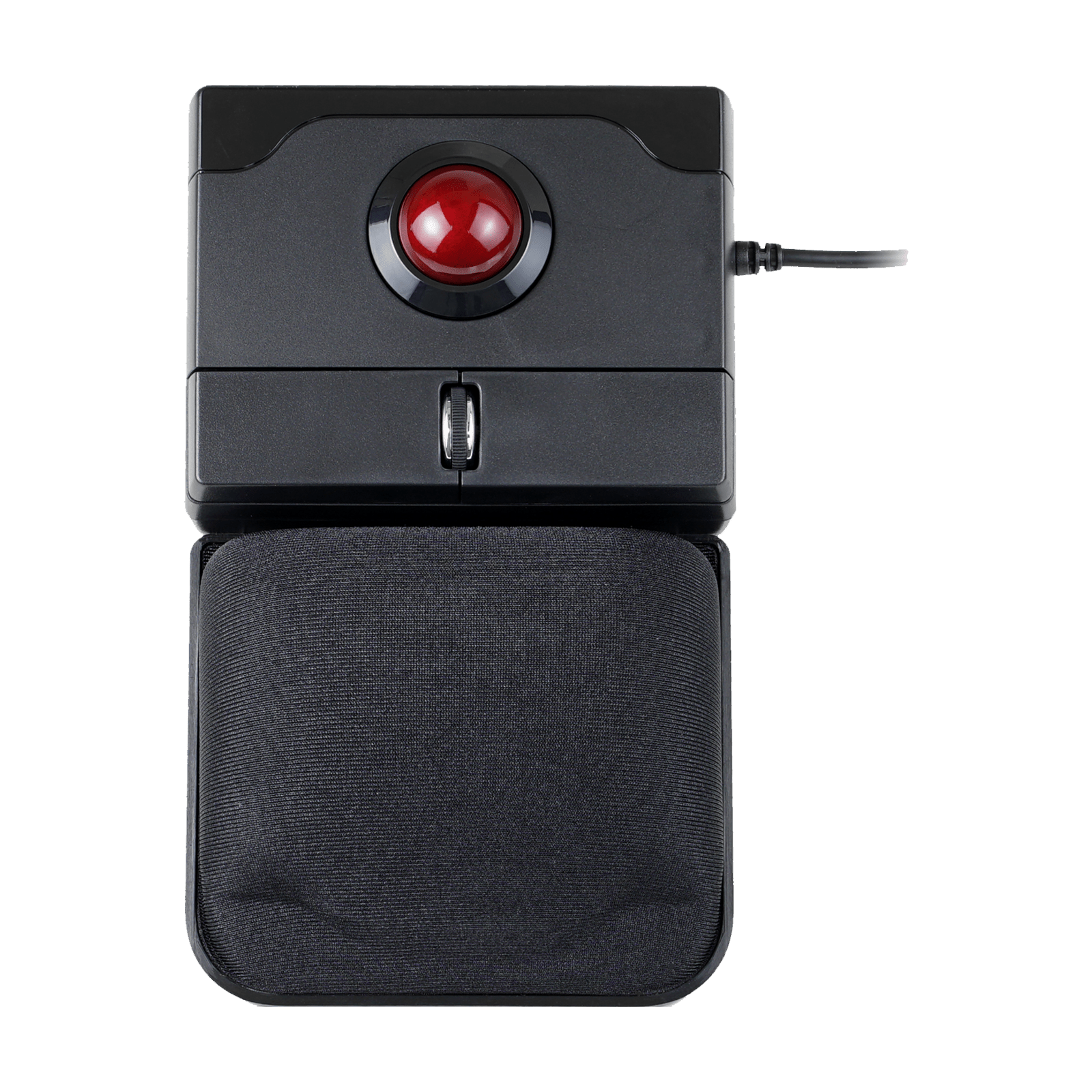 PERIPRO-506 - Wired Trackball Mouse plus Detachable Wrist Rest Pad 400 DPI - Perixx Europe