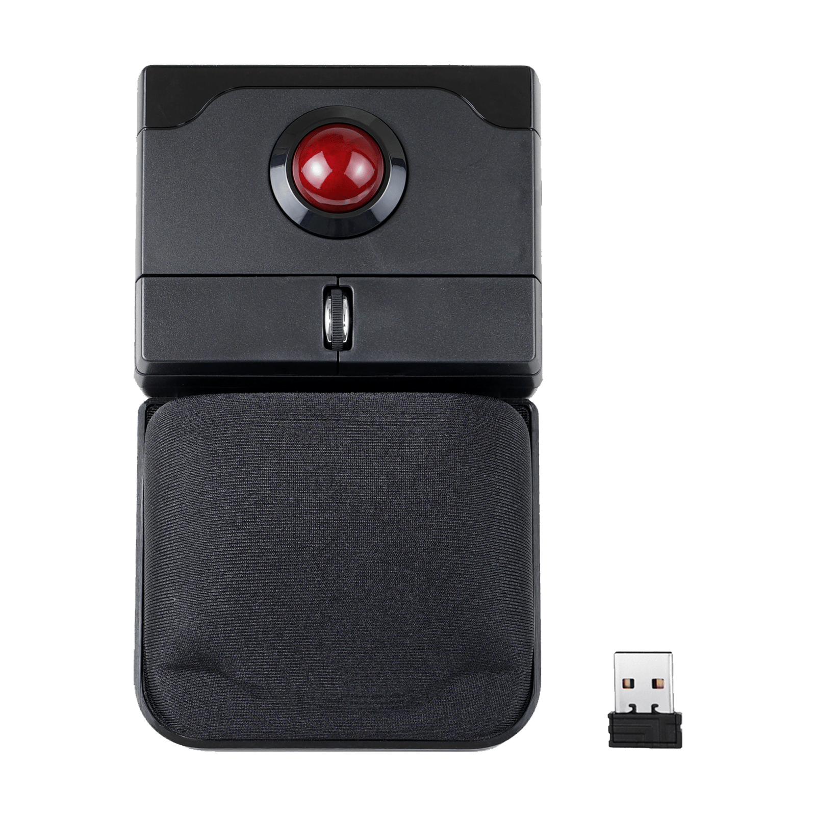PERIPRO-706 - Wireless Trackball Mouse plus Wrist Rest Pad 800 DPI - Perixx Europe