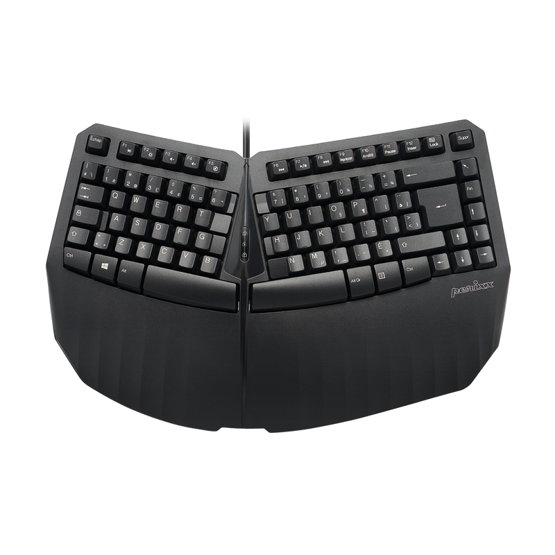 PERIBOARD-413 B - Wired Compact 75% Ergonomic Keyboard