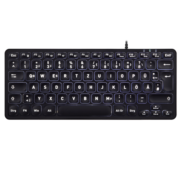 PERIBOARD-332 - Wired Mini Backlit Scissor Keyboard 70%