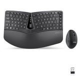 PERIDUO-606 - Wireless Ergonomic Combo (75% keyboard and vertical mouse) in DE layout.
