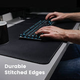 DX-1000 - Mouse Pad Stitched Edges waterproof (XL) with durable stitched edges