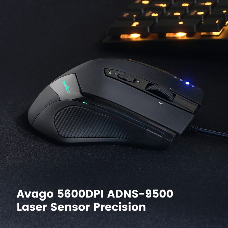 MX-2000 - Programmable Gaming Mouse up to 5600 dpi with laser sensor precision