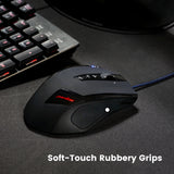 MX-2000 - Programmable Gaming Mouse up to 5600 dpi with soft-touch rubbery grips