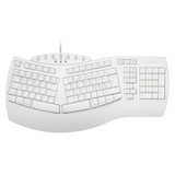 PERIBOARD-512 W - Wired White Ergonomic Keyboard 100%