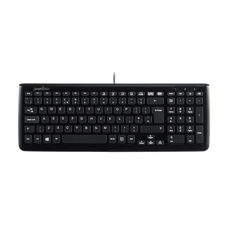 PERIBOARD-208 B - Wired Compact Keyboard 90% in UK layout