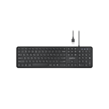 PERIBOARD-210 - Wired Standard Keyboard Quiet Scissor Keys