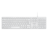 PERIBOARD-331W - Wired Backlit Scissor Keyboard with Large Print Letters for Mac