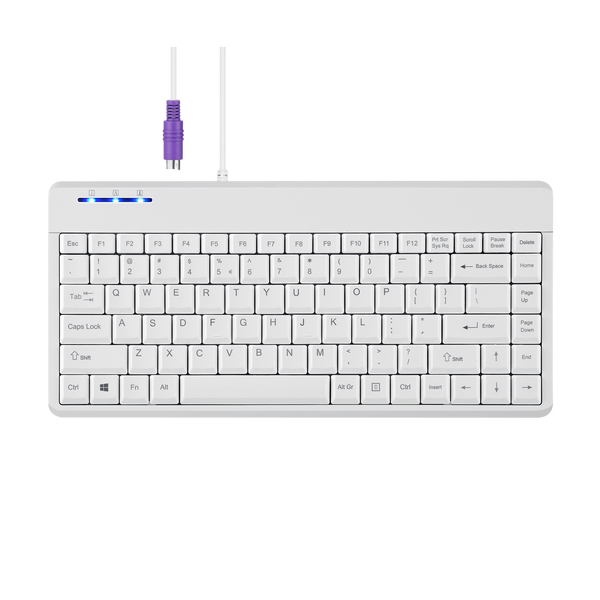 PERIBOARD-409 P W - Mini 75% PS/2 White Keyboard