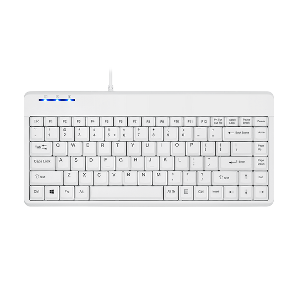 PERIBOARD-409 U W - Wired White Mini Keyboard 75% Quiet Keys