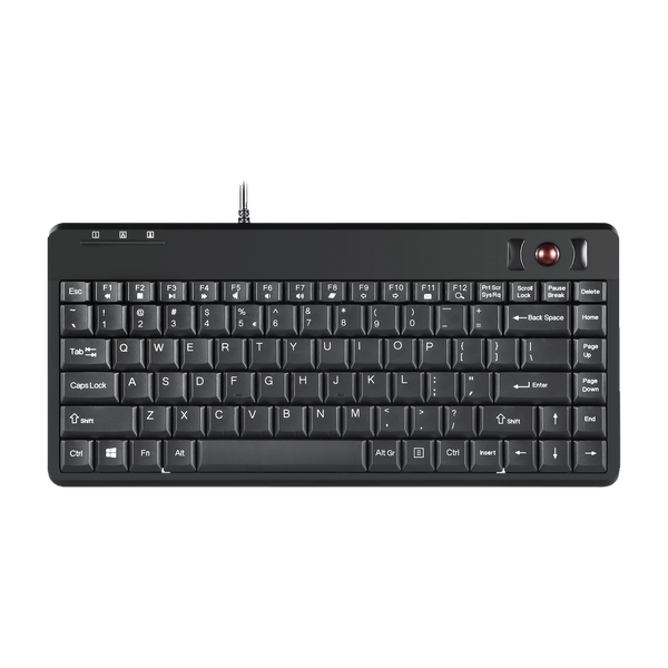 PERIBOARD-505 H PLUS - Wired Mini Trackball Keyboard 75% logofree