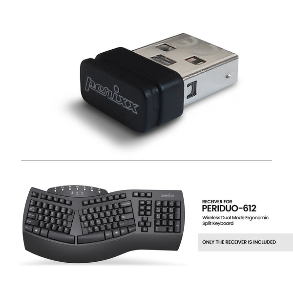 Récepteur dongle USB pour PERIBOARD-612-Noir