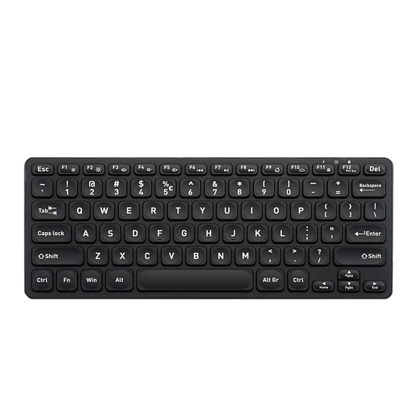 PERIBOARD-732 Wireless Mini Backlit Rechargeable Scissor Keyboard 70% with Large Print Letters