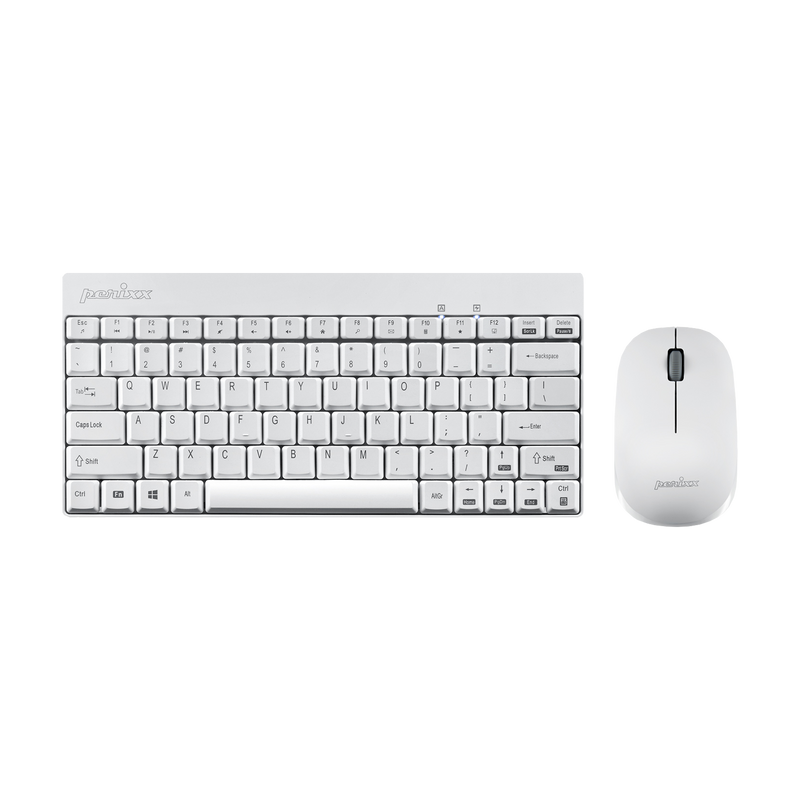 PERIDUO-712 W - Wireless White Mini Combo (75% keyboard)