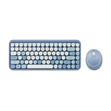 PERIDUO-713 BL - Wireless Vintage Blue Mini Combo (75% keyboard)