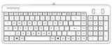 PERIBOARD-320 - Backlit Compact Trackball Keyboard (75% plus numpad) layout.