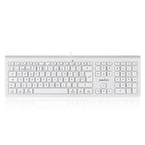 PERIBOARD-323 - Backlit Mac Keyboard Quiet keys in spanish layout.