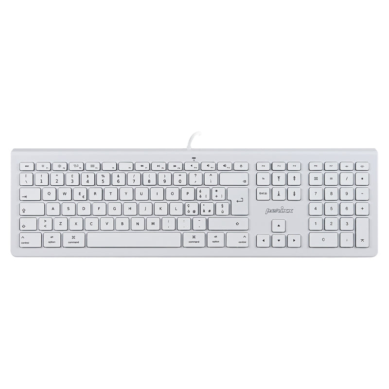PERIBOARD-323 - Backlit Mac Keyboard Quiet keys in italian layout.