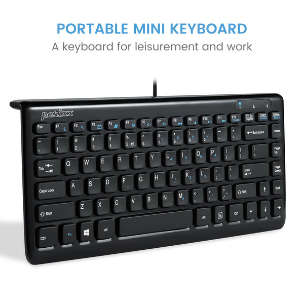 PERIBOARD-407 B - Wired 75% Keyboard. Portable for leisurement and work.