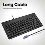 PERIBOARD-409 P - Mini 75% PS/2 Keyboard with 1.8m (5'9 ft) cable